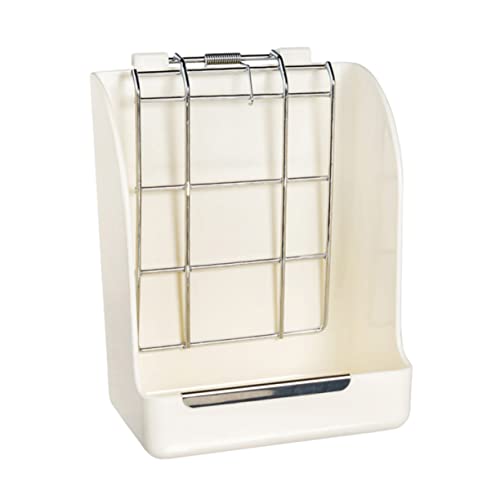 YARNOW Kleiner Futterautomat Meerschweinchen Kaninchen Futterautomat für Haustiere kanninchenfutter Futter Hasen Futter Futternäpfe für Haustiere Weiß von YARNOW