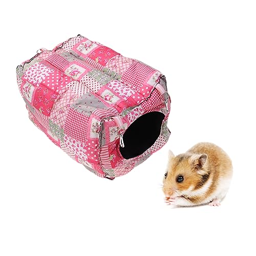 YARNOW Hasenbett Kleines Tierbett Haustier Hängendes Bett Eichhörnchen Spielzeug Kaninchenversteck Bett Für Hamster Die Tiere Hamster-hängematte Katzenhaus Hamsterhaus Hamsterkäfig Rosa von YARNOW