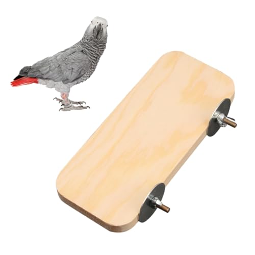 YARNOW Kleintier Spielplatz Holz Plattform Für Hamster Meerschweinchen Vögel Sichere Installieren Für Entspannte Spielzeiten von YARNOW