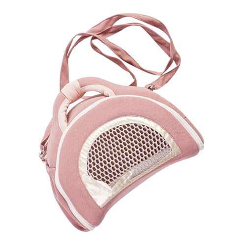 YARNOW Kleintier-Tragetasche mit Atmungsaktivem Mesh und Kuscheligem Plüschboden Sichere Outdoor-transporttasche für Hamster Zuckersegler und Ratten Praktische Umhängetasche für Kleine von YARNOW