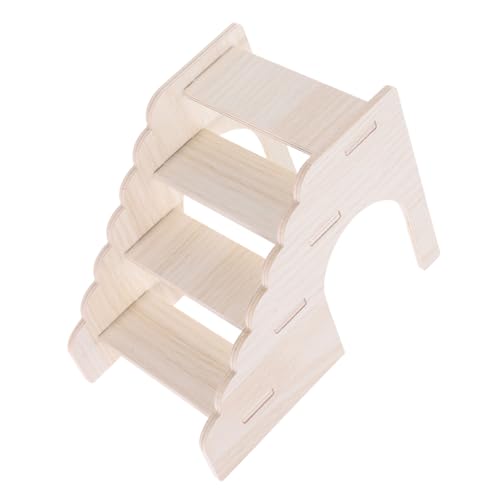 YARNOW Kletter Leiter Hamster hamsterspielzeug hamsterzubehör Kleintier Kletterwand Klettern für drinnen Chinchilla-Kletterspielzeug kleines Haustier-Hidoeut- hölzern von YARNOW