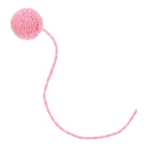 YARNOW Fuzzy Cat Balls Mit Aus Sisal Interaktives Katzenspielzeug Für Kratzsäulen Austauschbare Spielbälle Für Drinnen Kauspielzeug Für Katzen von YARNOW