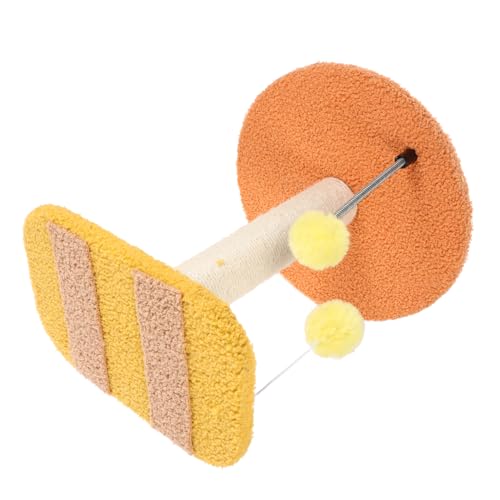 YARNOW Klettergerüst Für Katzen Katzenstange Katzenbaum Kratzbäume Für Katzen Kratzbäume Aus Sisal Katzenhaus Kätzchen Kratzbaum Eckkratzer Für Katzen Katzenplüsch Katzenrätsel Stoff von YARNOW