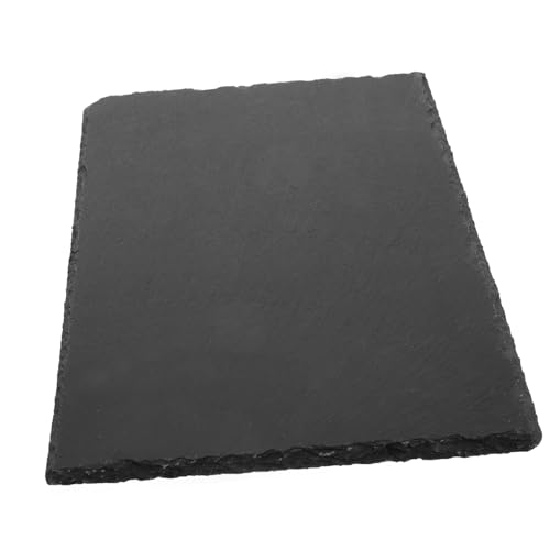 YARNOW Klettermatte Für Haustiere Reptiliengestein Ruheplattform Für Schildkröten Schildkrötenpad Groß Schildkrötenfelsplatte Hitze Schildkrötenbecken Aquarium Schiefer Black von YARNOW