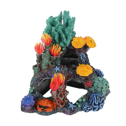 YARNOW Künstliche Aquarienkoralle aus Umweltfreundlichem Resin Langlebige Aquarien Dekoration mit Lebendigen Farben Pflegeleichtes Hydroponik pflanzenmodell für Büro und Fischbecken YARNOW Künstliche Aquarienkoralle aus Umweltfreundlichem Resin Langlebige Aquarien Dekoration mit Lebendigen Farben Pflegeleichtes Hydroponik pflanzenmodell für Büro und Fischbecken von YARNOW