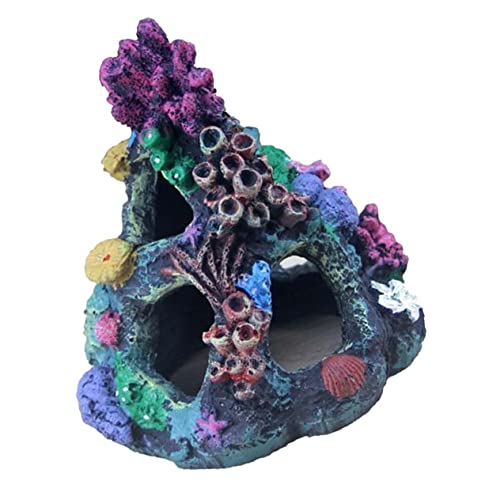 YARNOW Künstlicher Berg Dekor Für Aquarien Robuste Korallenlandschaft Aus Resin Perfekter Rückzugsort Für Fische Für Süßwasser Einfache Pflege Und Langlebig YARNOW Künstlicher Berg Dekor Für Aquarien Robuste Korallenlandschaft Aus Resin Perfekter Rückzugsort Für Fische Für Süßwasser Einfache Pflege Und Langlebig von YARNOW