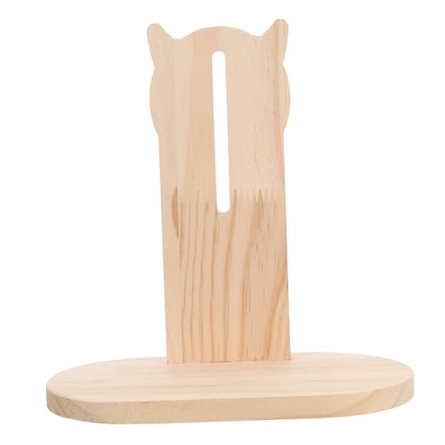 YARNOW Laufrad für Hamster Übung Stand Halterungen für Hamsterrad drehbarer Ständer Haustier Hamster hamsterspielzeug Halter für Hamsterräder Halter für radaufbewahrung hölzern von YARNOW