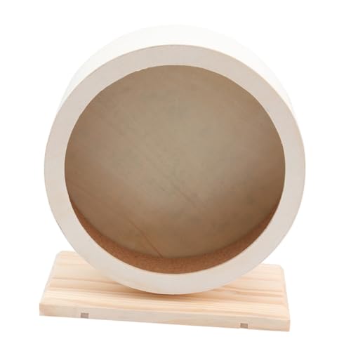 YARNOW Laufrad für Hamster hamsterspielzeug Hamster Guinea Pig Toys nager zubehör groß Sport-Hamsterräder Haustiere Haustierrad Hamster Silent Wheel Holz von YARNOW