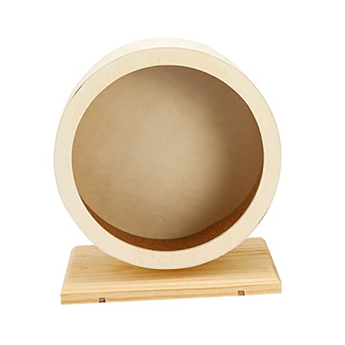 YARNOW Leises Laufrad Hamster-zubehör Haustier-übungsrad Holzspielzeug Hamsterspielzeug Für EIN Fröhliches Leben von YARNOW