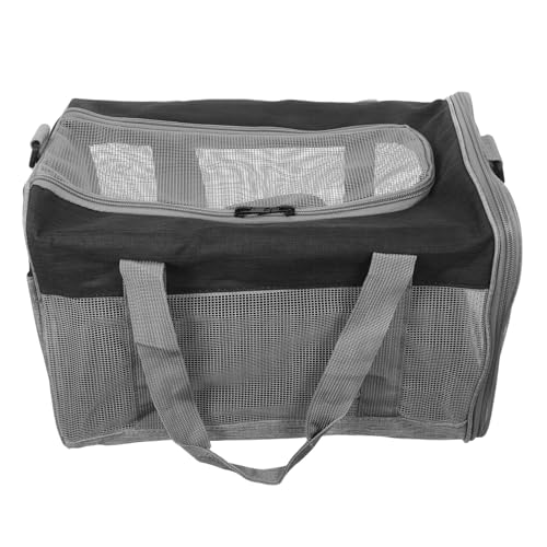 YARNOW Leichter Faltbarer Haustier-Tragetasche mit Weicher Polsterung und Multifunktionalen Taschen Hand Umhängetasche für Kleine Hunde Katzen Kaninchen für Reisen und Alltag von YARNOW