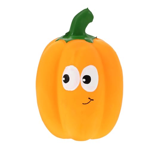 YARNOW Lustiges Hundespielzeug aus Latex mit Quietschfunktion Kürbisform Interaktives Trainingsspielzeug für Welpen zur Zahnpflege und Beschäftigung Halloween Pet Toy YARNOW Lustiges Hundespielzeug aus Latex mit Quietschfunktion Kürbisform Interaktives Trainingsspielzeug für Welpen zur Zahnpflege und Beschäftigung Halloween Pet Toy von YARNOW