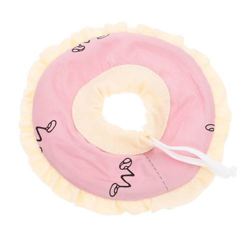 YARNOW Meerschweinchen Kegelhalsband Atmungsaktiver Schutzkragen für Kleine Haustiere für Erholung und Pflege S Leichtes und Komfortables Design für Passform von YARNOW