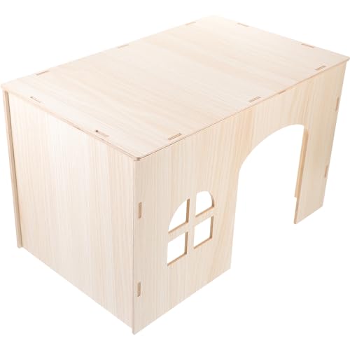 YARNOW Holzhaus Eichhörnchen Versteck Versteck Haustier Holzhaus Meerschweinchen YARNOW Holzhaus Eichhörnchen Versteck Versteck Haustier Holzhaus Meerschweinchen von YARNOW