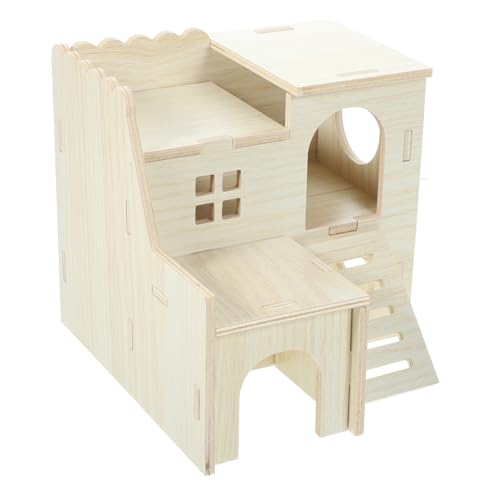 YARNOW Meerschweinchenheim Mäuse Kaninchenstall Frettchen Kleintierfell Höhle nagerhaus Hamster Holzhaus Hamster Versteck Hamsterkäfig Verstecke für Hamster aus Holz hölzern YARNOW Meerschweinchenheim Mäuse Kaninchenstall Frettchen Kleintierfell Höhle nagerhaus Hamster Holzhaus Hamster Versteck Hamsterkäfig Verstecke für Hamster aus Holz hölzern von YARNOW