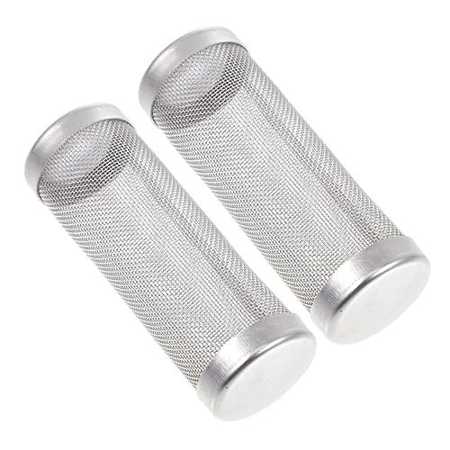 YARNOW 2pcs Aquarium Tank Mesh Korb Edelstahl Mesh Sieb Garnelen Sicher Fisch Tank Wasser Filtration Schutz von YARNOW
