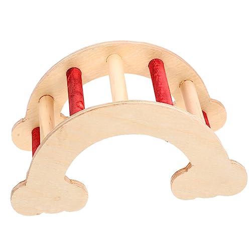 YARNOW Multifunktionale Hamsterleiter Aus Für Hamster Und Meerschweinchen Klettergerüst Für Kleintiere Kreative Versteckmöglichkeit Mit Wolkenbogen Design 2 Farbig YARNOW Multifunktionale Hamsterleiter Aus Für Hamster Und Meerschweinchen Klettergerüst Für Kleintiere Kreative Versteckmöglichkeit Mit Wolkenbogen Design 2 Farbig von YARNOW