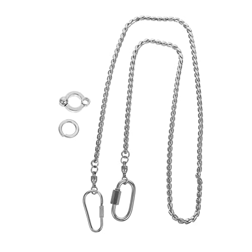 YARNOW Nymphensittich Sittich Fuß Kette Edelstahl Training Fußkettchen Komfortable Robuste Haustier Vogel Zubehör YARNOW Nymphensittich Sittich Fuß Kette Edelstahl Training Fußkettchen Komfortable Robuste Haustier Vogel Zubehör von YARNOW