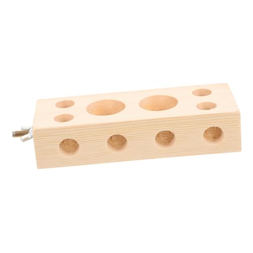 YARNOW Papagei Kauspielzeug Vogel Kauspielzeug aus Holz Papagei Zähne Knirschen Spielzeug wellensittich zubehör für käfig Papageien Käfig Zubehör Vogelspielzeug Spielzeuge Papagei Spielen von YARNOW