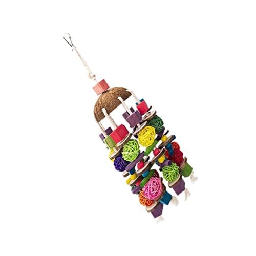 YARNOW Papagei Spielzeug Papagei Kauspielzeug Vogel Papagei Zahnen Spielzeug Papagei Käfig Zubehör Mini Design YARNOW Papagei Spielzeug Papagei Kauspielzeug Vogel Papagei Zahnen Spielzeug Papagei Käfig Zubehör Mini Design von YARNOW