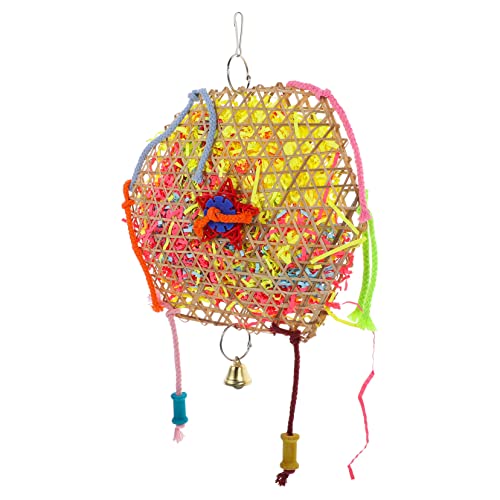 YARNOW Dekoratives Vogelspielzeug Natürlichem Hängendes Kau Und Kletterspielzeug Für Vögel Im Käfig Für Papageien Und Wellensittiche YARNOW Dekoratives Vogelspielzeug Natürlichem Hängendes Kau Und Kletterspielzeug Für Vögel Im Käfig Für Papageien Und Wellensittiche von YARNOW