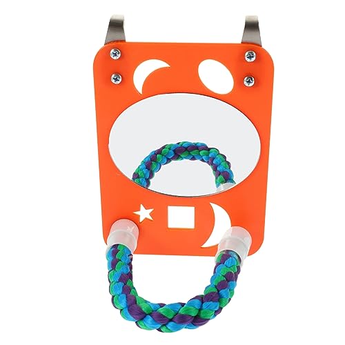 YARNOW Papagei Spiegelspielzeug Vogelzubehör Käfige Papagei Hängematte Vögel Pole vogelkäfig zubehör Bird Toys Papageienspielzeug dekoratives Sittichspielzeug Metall YARNOW Papagei Spiegelspielzeug Vogelzubehör Käfige Papagei Hängematte Vögel Pole vogelkäfig zubehör Bird Toys Papageienspielzeug dekoratives Sittichspielzeug Metall von YARNOW