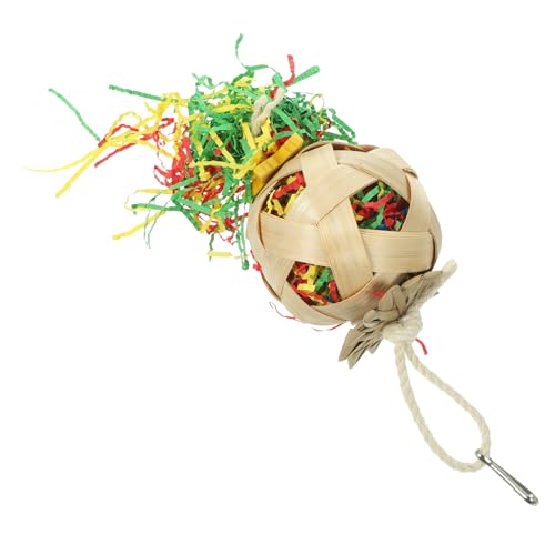 YARNOW Vogel Spielzeug Für Papageien Bissfestes Kauen Spielzeug Hängendes Zubehör Für Vogelkäfig Attraktives Farbenfrohes Kauspielzeug Für Mehr Spaß Und Bewegung Für Ihre Vögel YARNOW Vogel Spielzeug Für Papageien Bissfestes Kauen Spielzeug Hängendes Zubehör Für Vogelkäfig Attraktives Farbenfrohes Kauspielzeug Für Mehr Spaß Und Bewegung Für Ihre Vögel von YARNOW