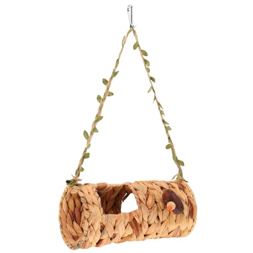 YARNOW Papageien-Tunnel-hängematte Hamster-schaukel Spielzeug Für Käfig Versteck-Tunnel Hamstertunnel Rohr Spielzeug Hamsterhöhle Meerschweinchenhaus Kleintier-Abenteuer von YARNOW