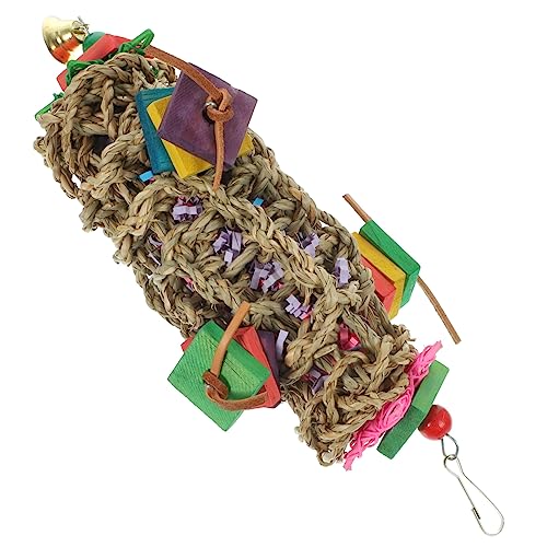 YARNOW Papagei Kauspielzeug Haustier Kauspielzeug Vogel Hängendes Spielzeug Dekoratives Design Sicherer Spaß Für Papageienkäfig YARNOW Papagei Kauspielzeug Haustier Kauspielzeug Vogel Hängendes Spielzeug Dekoratives Design Sicherer Spaß Für Papageienkäfig von YARNOW