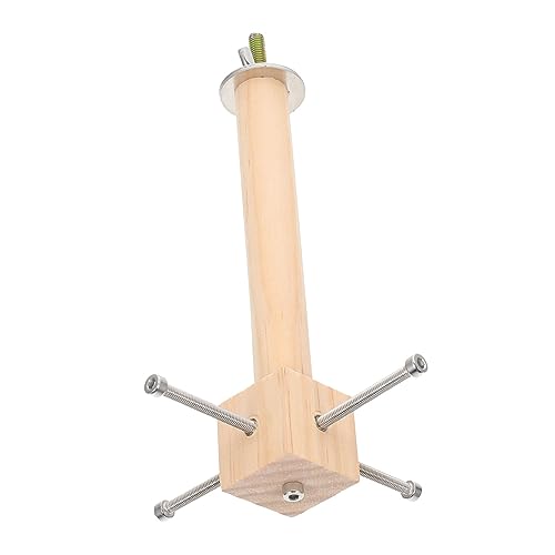 YARNOW Papageienfruchtgabel vogelkäfig zubehör vogelzubehör für käfig Bird Toys Vogelfütterer Sittichfutter für Vogelkäfig Vogelfütterung Fruchtgabel Vogelspielzeug für Sittiche hölzern von YARNOW