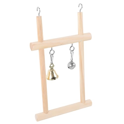 YARNOW Papageien-spielständer Vogelspielzeug Für Vögel Papageien-sitzstangen Für Den Käfig Mit Haken Schaukelglockenspielzeug Dekorativer Vogel-spielständer Schaukel Für Nymphensittiche YARNOW Papageien-spielständer Vogelspielzeug Für Vögel Papageien-sitzstangen Für Den Käfig Mit Haken Schaukelglockenspielzeug Dekorativer Vogel-spielständer Schaukel Für Nymphensittiche von YARNOW
