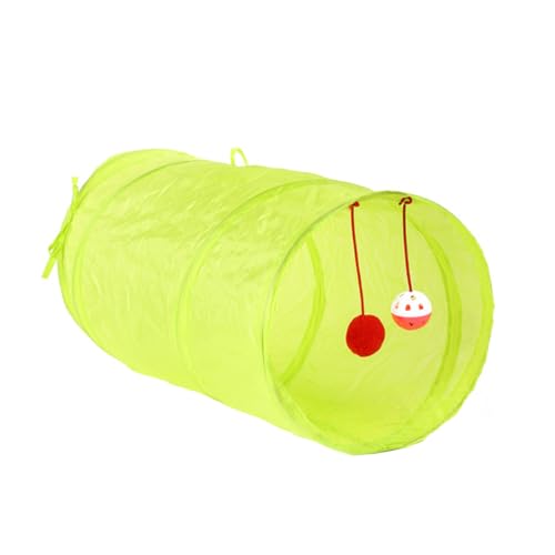YARNOW Indoor-Tunnel Katzentunnel Katzenbett Katzenspielzeug Haustier-zubehör Faltbar Fluoreszierend Grün Bequem YARNOW Indoor-Tunnel Katzentunnel Katzenbett Katzenspielzeug Haustier-zubehör Faltbar Fluoreszierend Grün Bequem von YARNOW