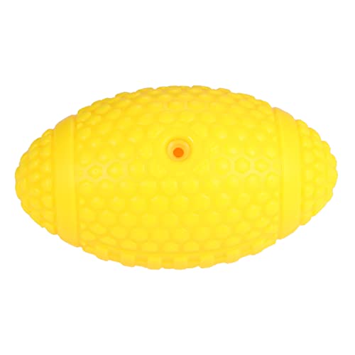 YARNOW Pet-Ball Hundeball Kauen Backenzahn Hundespielzeug Haustier Ballspielzeug Für Hunde Rugbyball- Yellow Emulsion YARNOW Pet-Ball Hundeball Kauen Backenzahn Hundespielzeug Haustier Ballspielzeug Für Hunde Rugbyball- Yellow Emulsion von YARNOW