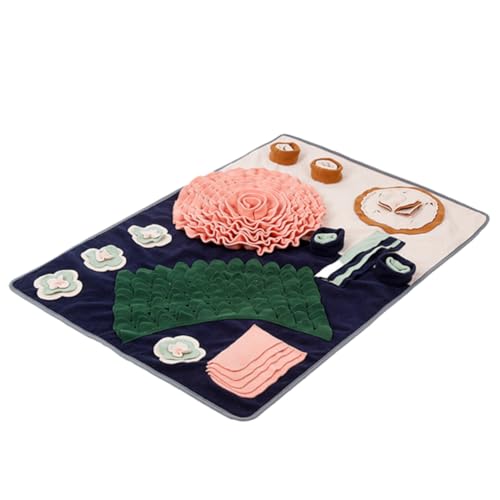 YARNOW Pet Sniffing Pad Interactive Dog Toys Dog chew Toy Dogman-Spielzeug Hunde-Puzzle-Matte zäh Spielzeuge Schnüffelmatte für Haustiere Futtermatte für Hunde extra groß Riechkissen YARNOW Pet Sniffing Pad Interactive Dog Toys Dog chew Toy Dogman-Spielzeug Hunde-Puzzle-Matte zäh Spielzeuge Schnüffelmatte für Haustiere Futtermatte für Hunde extra groß Riechkissen von YARNOW