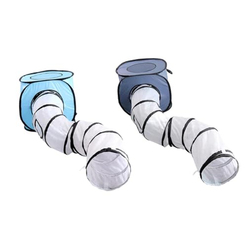 YARNOW Pet-Tube-Spielzeug Katzengeburtstag Kleiner Katzentunnel Welpentunnel Drinnen Puzzle Peekaboo-katzenhöhle Katzentunnel Für Draußen Automatisch Labyrinth Katzenspieltunnel Nest Blue YARNOW Pet-Tube-Spielzeug Katzengeburtstag Kleiner Katzentunnel Welpentunnel Drinnen Puzzle Peekaboo-katzenhöhle Katzentunnel Für Draußen Automatisch Labyrinth Katzenspieltunnel Nest Blue von YARNOW