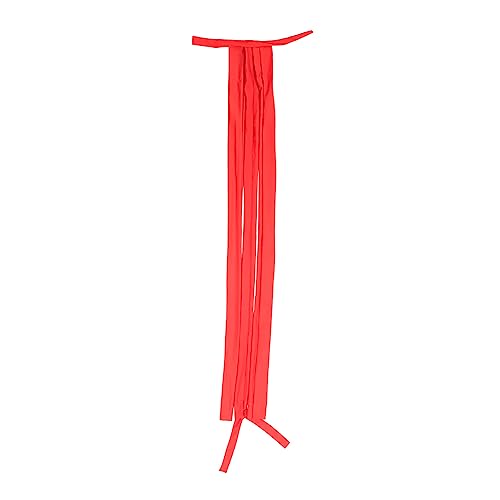 YARNOW Pferdeschwanz Pferdeschweif Wickeln Zopftasche mit Pferdeschweif Pferdekleidung Werkzeug zur Pferdepflege geflochtener Pferdeschweifschutz Schwanzschutzhülle Nylon rot von YARNOW