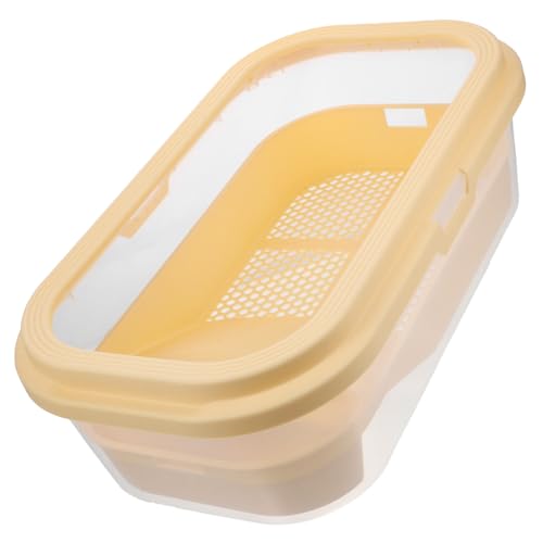 YARNOW Plastikschildkrötenplattform schildkröten zubehör schildkröten Aquarium Schildkrötenkäfig Reptil Panzer schleichtiere Terrassiertes Schildkrötenbecken Schildkrötelebensraum Yellow von YARNOW