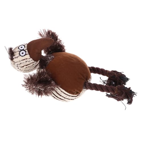 YARNOW Plüsch Hundespielzeug mit Quietschfunktion Strapazierfähig und Fördert Spielerisch Welpen Kauinstinkt Geeignet für Kleine bis Große Hunde Kuscheliges Trainingsspielzeug Beige YARNOW Plüsch Hundespielzeug mit Quietschfunktion Strapazierfähig und Fördert Spielerisch Welpen Kauinstinkt Geeignet für Kleine bis Große Hunde Kuscheliges Trainingsspielzeug Beige von YARNOW