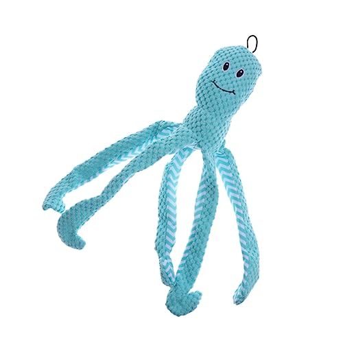 YARNOW Plüsch Oktopus Für Hunde Interaktives Und Langlebiges Kauspielzeug Zur Zahnpflege Quietschendes Haustier Blau YARNOW Plüsch Oktopus Für Hunde Interaktives Und Langlebiges Kauspielzeug Zur Zahnpflege Quietschendes Haustier Blau von YARNOW