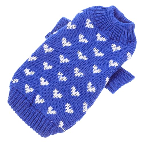 YARNOW Pullover Für Den Haushund Hundekleidung Warme Haustierkleidung Haustierzubehör Winterpullover Für Hunde Haustierweste Winterhundkostüm Kleidung Für Hunde Blue Acryl YARNOW Pullover Für Den Haushund Hundekleidung Warme Haustierkleidung Haustierzubehör Winterpullover Für Hunde Haustierweste Winterhundkostüm Kleidung Für Hunde Blue Acryl von YARNOW