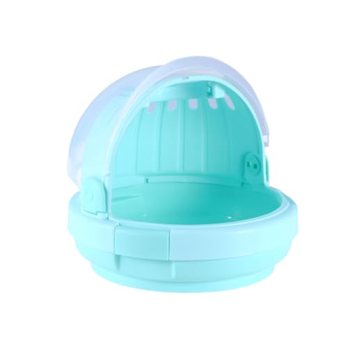 YARNOW Reise Hamster trage Sachen Meerschweinchen Mini Hasen-Reiseträger Tiere Hamster käfig Hamster cage Handlicher Tiertransporter Kleintiertransportbox Haustierbedarf Green von YARNOW