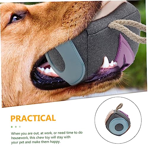 YARNOW Robustes Kauspielzeug Ball aus Baumwolle Interaktives Welpen zur Zahnpflege Langlebiges Beißfestes Hundespielzeug für Gesunde Zähne und Effektive Beschäftigung von YARNOW