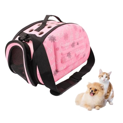 YARNOW Rucksack Für Haustiere Tragbare Haustiertasche Katzenhaus Im Freien Katzenrucksack Transportbox Für Haustiere Kofferrucksack Für Die Reise Katzentasche Reisen Rosa Der Hund von YARNOW