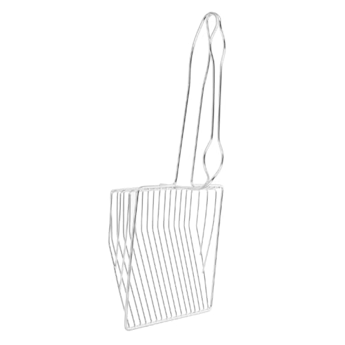 YARNOW Schaufel für Katzenstreu Schaufeln für Katzenstreu Katzenbedarf Scoop cat Litter Shovel katzenstreu schippe wiederverwendbar Katzenstreuschaufel für den Haushalt Rostfreier Stahl von YARNOW