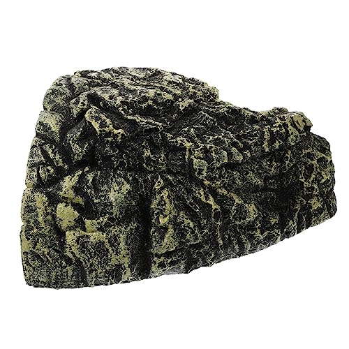 YARNOW Crawlers Hideout Cave Reptilien Terrarium Natürliche Reptilienhöhle Resin Schildkrötenrampe Terrarium Zubehör von YARNOW