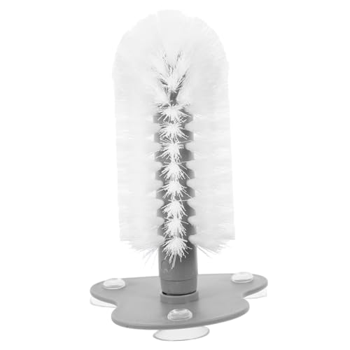 YARNOW Schildkrötenbürste Mit Saugnapf Multifunktionale Reinigungs Massagebürste Für Schildkrötenpanzer Sichere Weiche Abs-Materialien Für Effektive Pflege Und Hygiene Im Aquarium von YARNOW