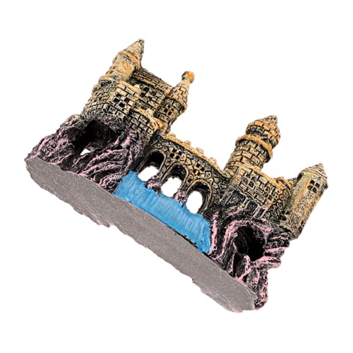 YARNOW Schloss Aquarium Terrarium Set Aquarium Kleines Aquarium Höhlendekoration Aquarienpflanzen Spielzeugfische Wasserfischbecken Versteck Aquariumhaus Aquarium YARNOW Schloss Aquarium Terrarium Set Aquarium Kleines Aquarium Höhlendekoration Aquarienpflanzen Spielzeugfische Wasserfischbecken Versteck Aquariumhaus Aquarium von YARNOW
