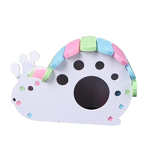 YARNOW Hamster Schlafhaus Aus PVC Niedliches Schnecken-Design Für Kleine Haustiere Als Rückzugsort Und Spielplatz Für Hamster Mäuse Und Kleine Igel Waschbar Und Langlebig YARNOW Hamster Schlafhaus Aus PVC Niedliches Schnecken-Design Für Kleine Haustiere Als Rückzugsort Und Spielplatz Für Hamster Mäuse Und Kleine Igel Waschbar Und Langlebig von YARNOW