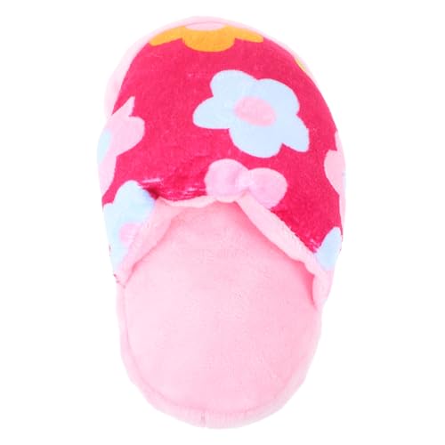 YARNOW Squeaky Dog Toy Im Schlüpfer-Design Interaktives Kauspielzeug Zur Zahnpflege Für Hunde Für Kleine Und Mittelgroße Hunde Mit Blumenmuster von YARNOW