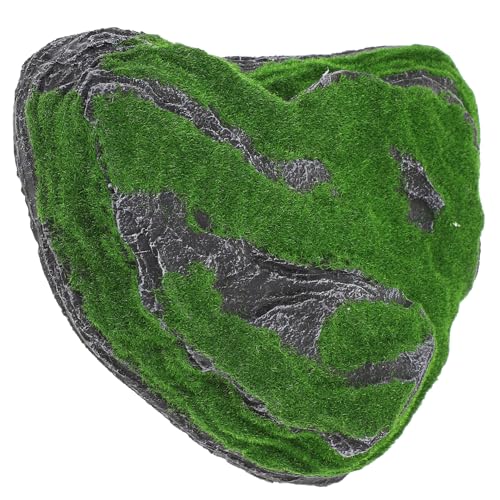 YARNOW Schildkröten-Kletter-schildkröten-aalen-plattform-Rampe Harz-schildkröten-Rampe Simuliertes Gras von YARNOW