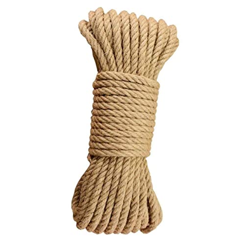 YARNOW Seil kratzen sicherheitsseil bastelschnur Katzenbaumseil verriegeln Katzengeschirr und Leine für Katzen stabiles Kratzbaumseil verschleißfestes Kratzbaumseil Hanfseil Light Brown von YARNOW